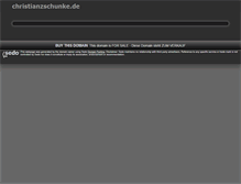Tablet Screenshot of christianzschunke.de